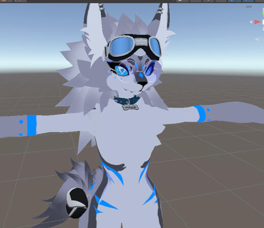 Personal avatar texture, features matcaps and emissions.